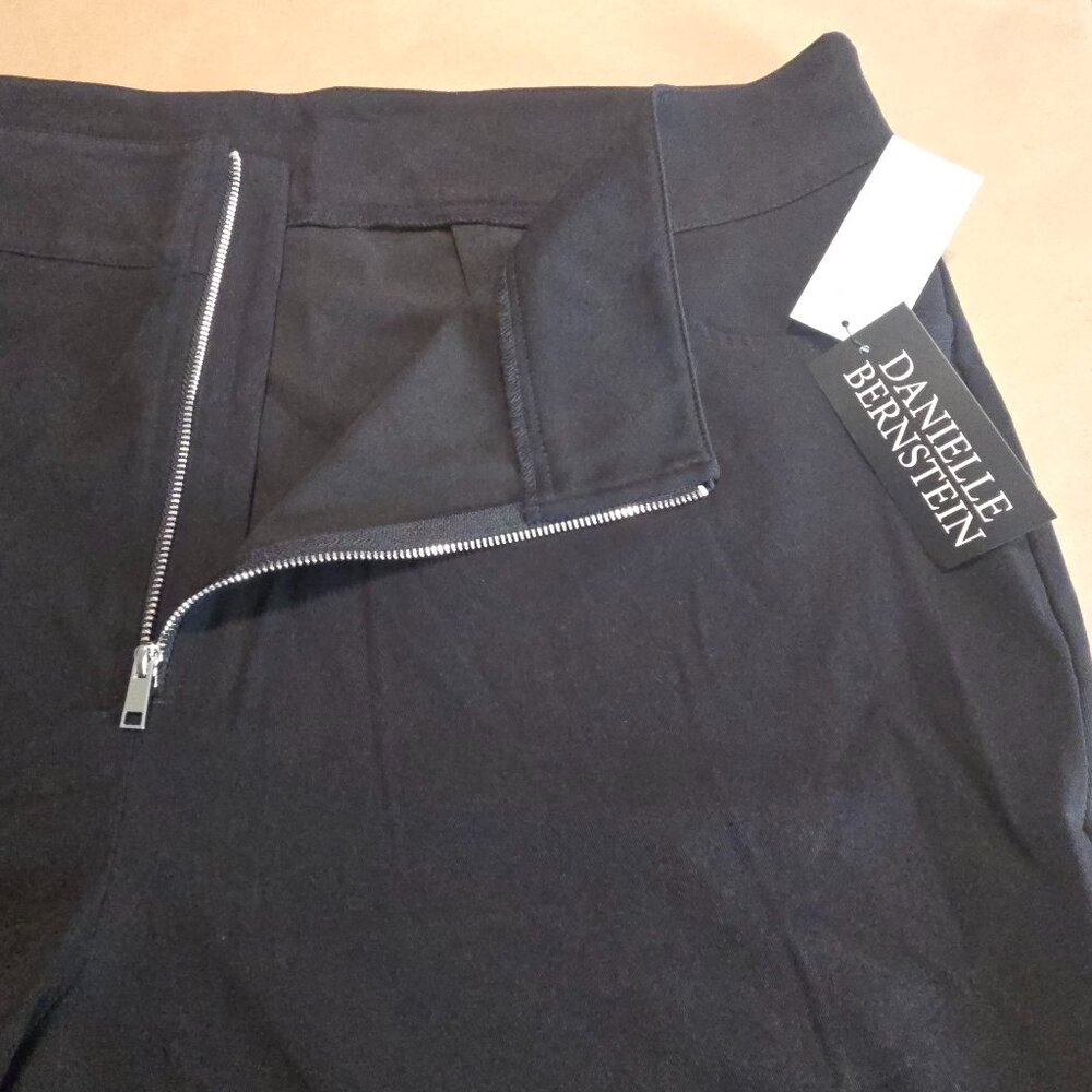 Danielle Bernstein Zip Front Biker Short - size 22W - Picture 3 of 11